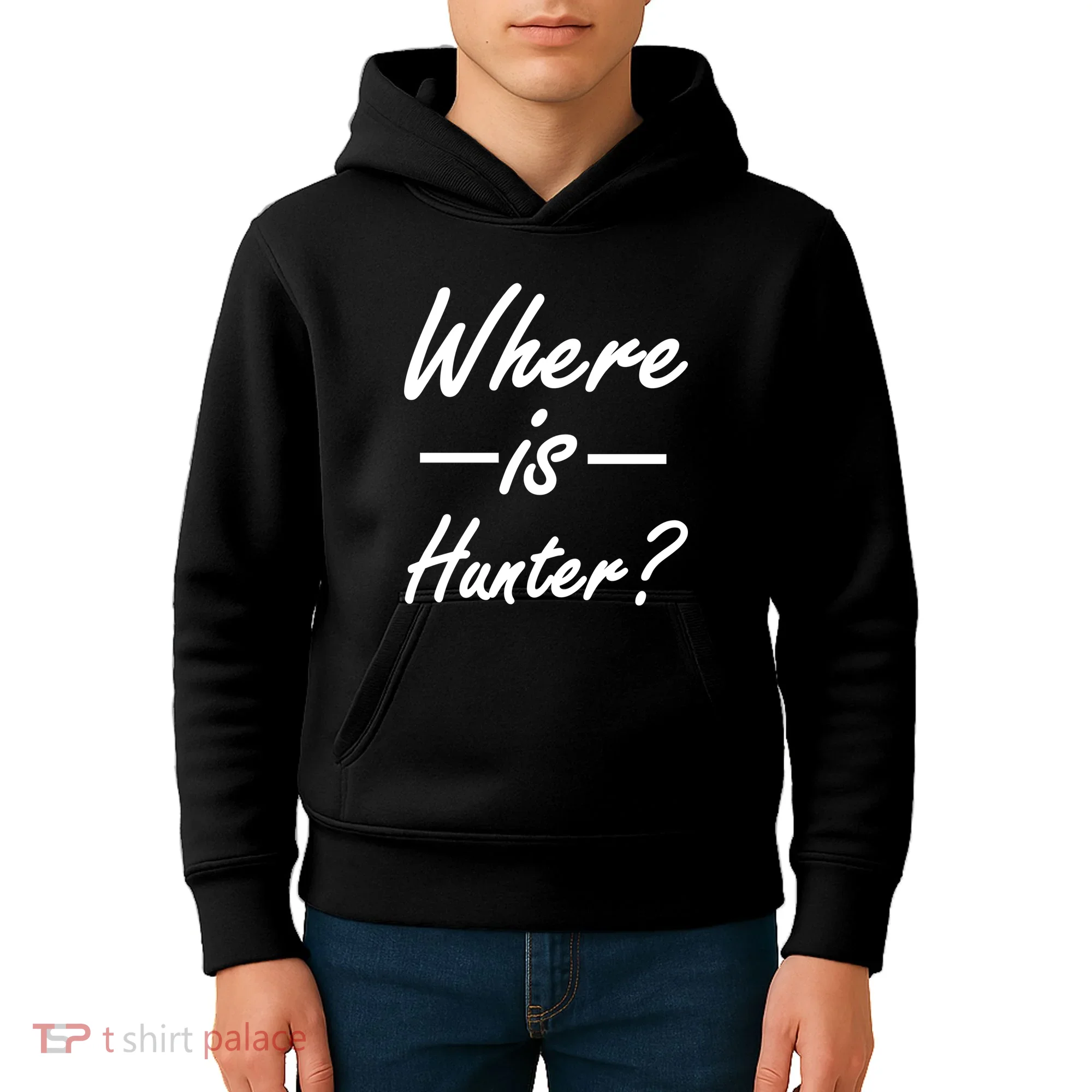 Where Is Hunter Kids Hoodie
