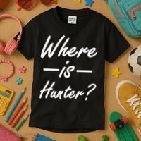 Where Is Hunter Kids T-Shirt thumb 3