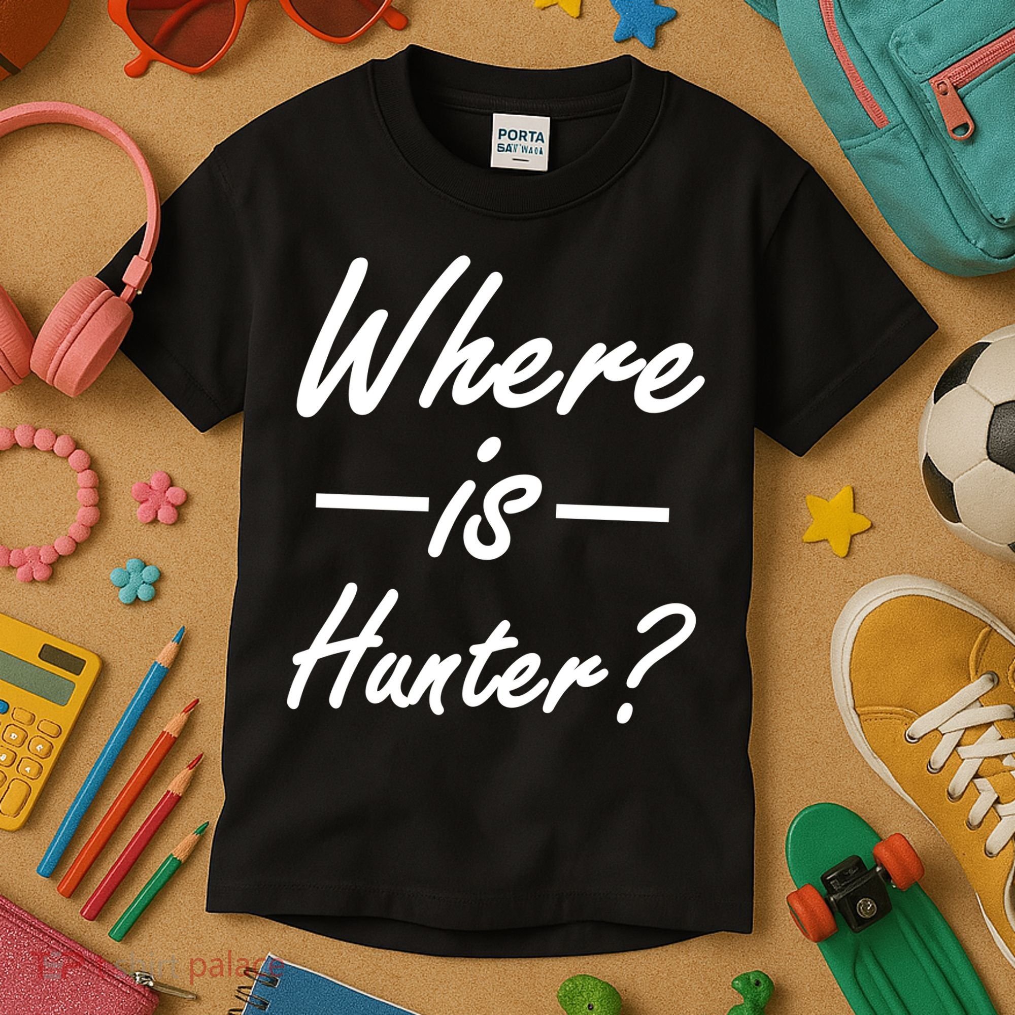 Where Is Hunter Kids T-Shirt