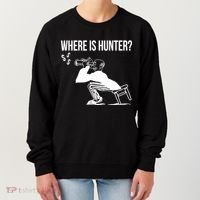 Where Is Hunter Political Humor Pro Trump Women's Sweatshirt thumb 0