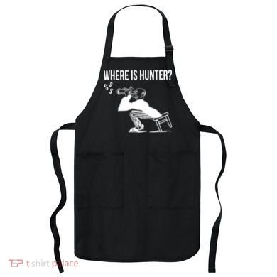 Where Is Hunter Political Humor Pro Trump Apron