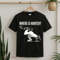 Where Is Hunter Political Humor Pro Trump T-Shirt thumb 2
