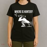 Where Is Hunter Political Humor Pro Trump T-Shirt thumb 4