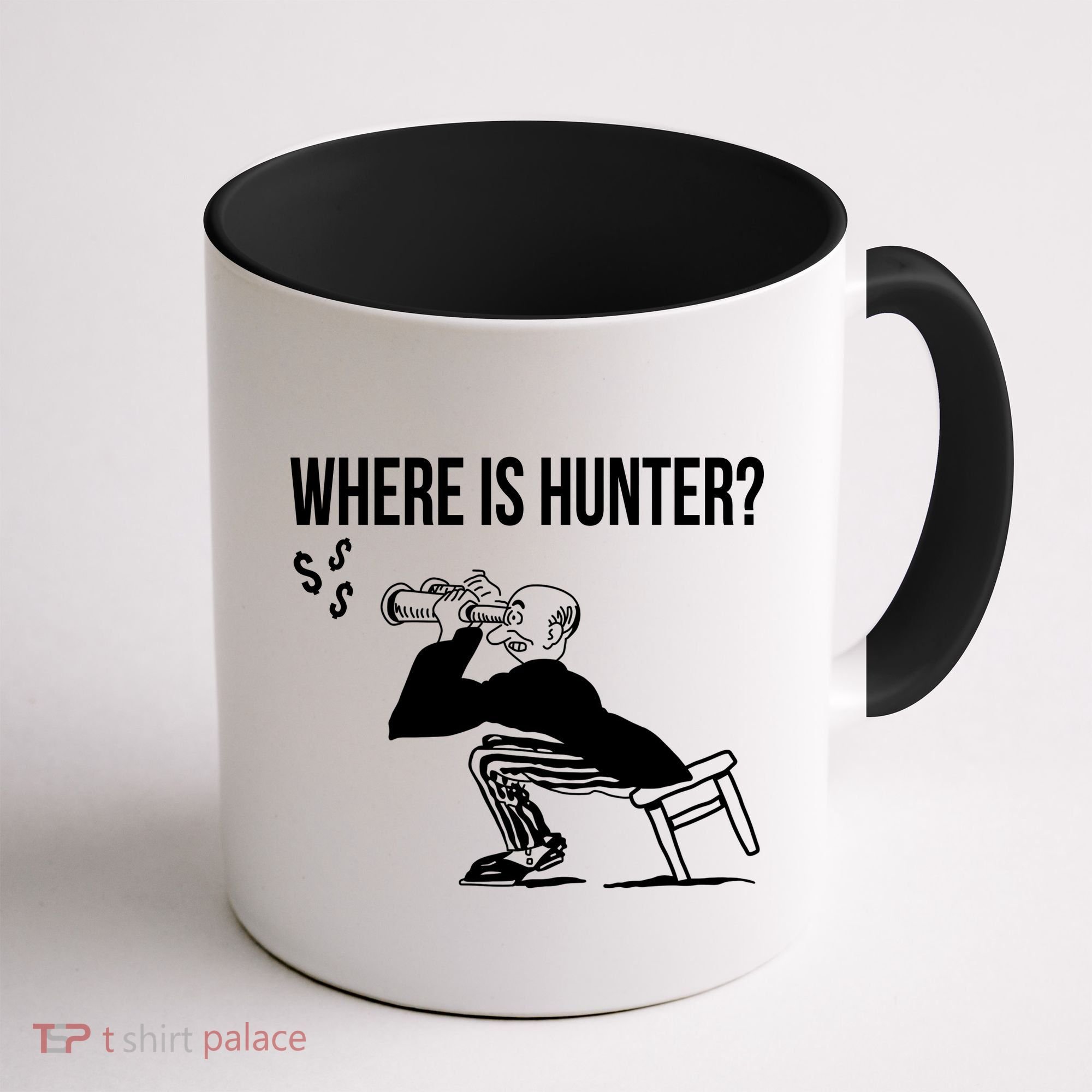 Where Is Hunter Political Humor Pro Trump Coffee Mug