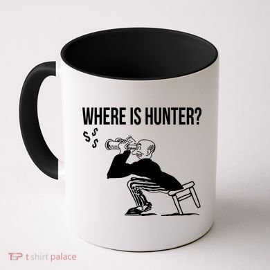 Where Is Hunter Political Humor Pro Trump Coffee Mug