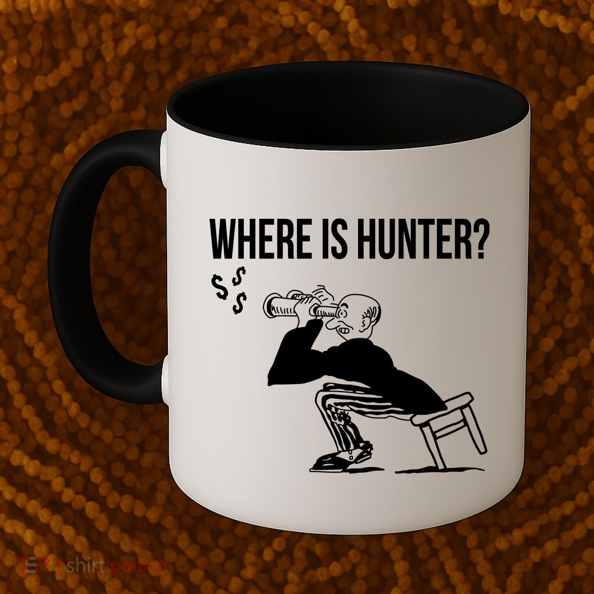 Where Is Hunter Political Humor Pro Trump Coffee Mug