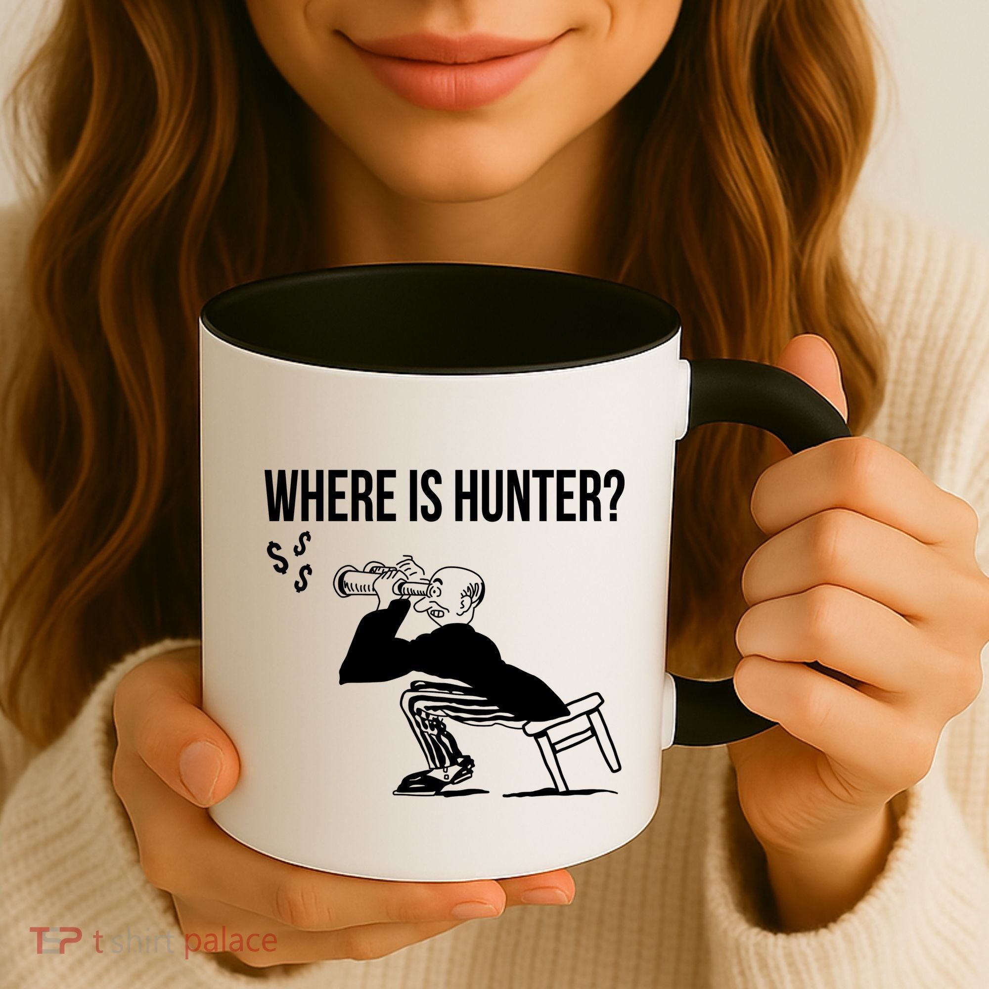 Where Is Hunter Political Humor Pro Trump Coffee Mug