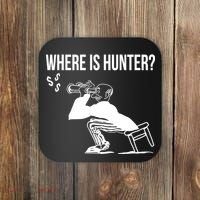 Where Is Hunter Political Humor Pro Trump Coaster thumb 0