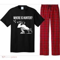 Where Is Hunter Political Humor Pro Trump Pajama Set thumb 0