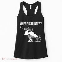 Where Is Hunter Political Humor Pro Trump Women's Tank Top thumb 0