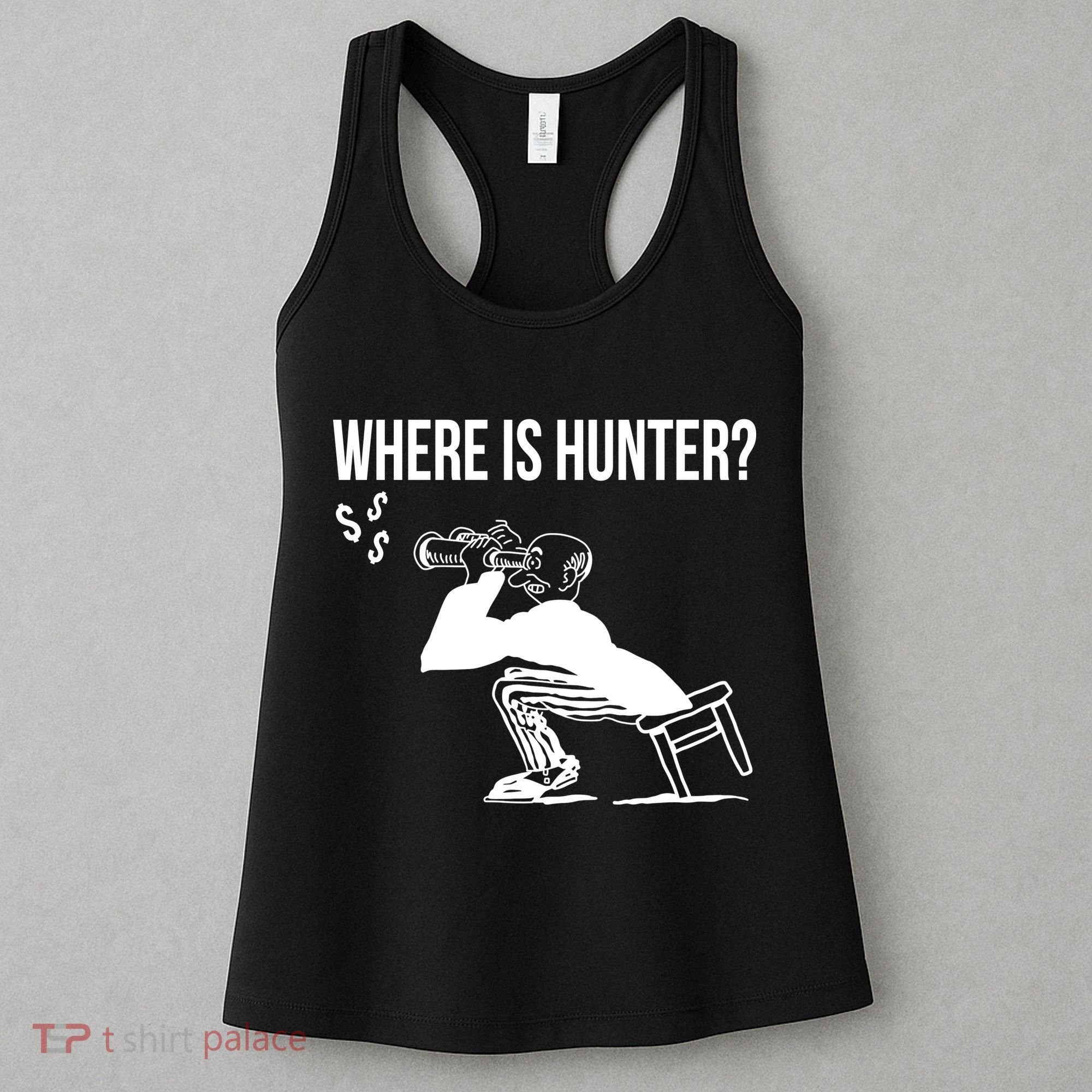 Where Is Hunter Political Humor Pro Trump Women's Tank Top
