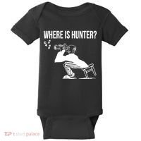 Where Is Hunter Political Humor Pro Trump Baby Bodysuit thumb 0
