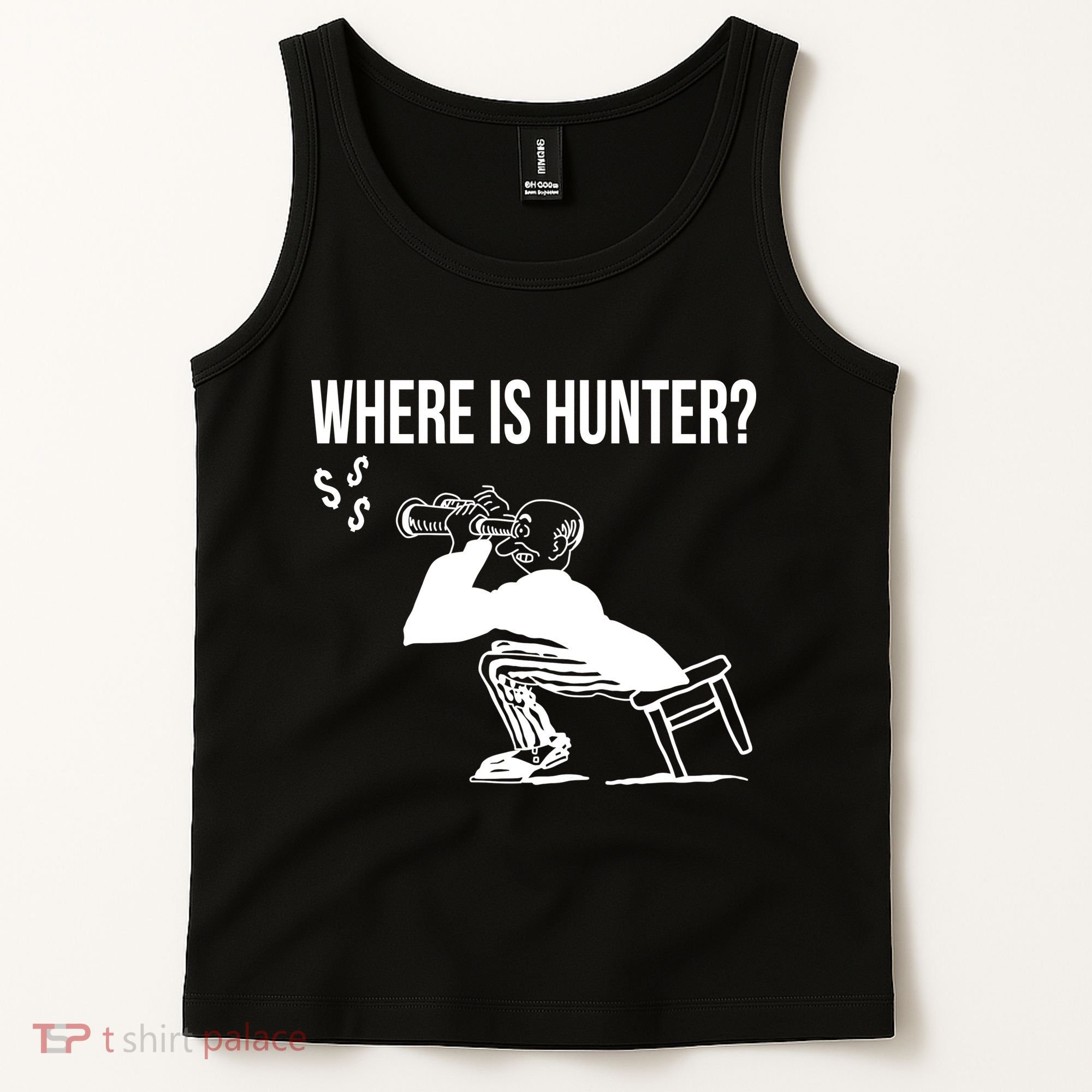 Where Is Hunter Political Humor Pro Trump Tank Top
