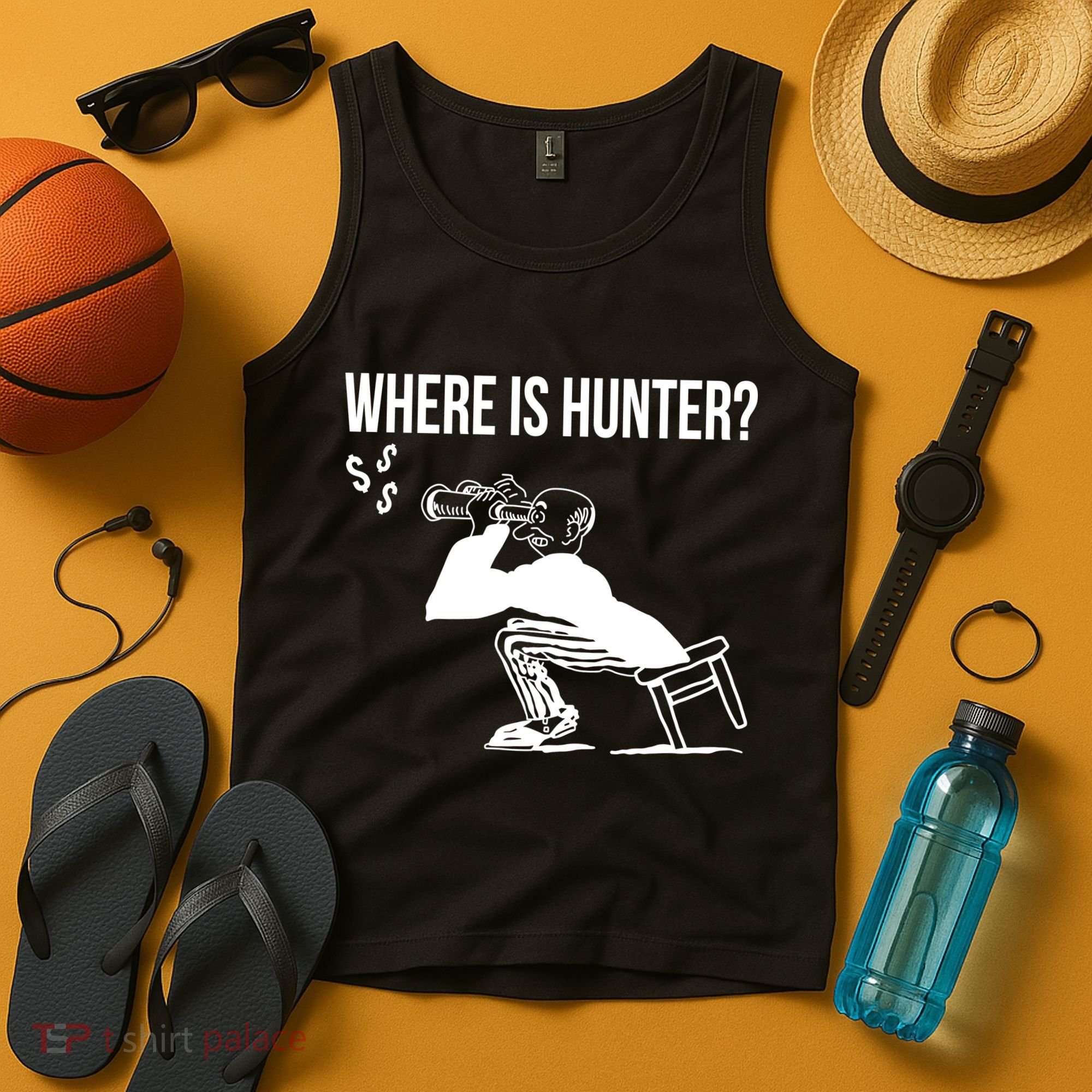 Where Is Hunter Political Humor Pro Trump Tank Top