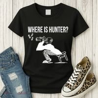 Where Is Hunter Political Humor Pro Trump Women's T-Shirt thumb 3