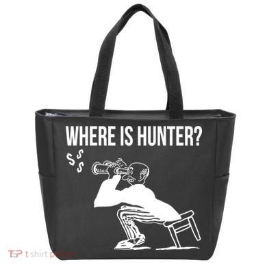 Where Is Hunter Political Humor Pro Trump Tote Bag