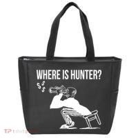 Where Is Hunter Political Humor Pro Trump Tote Bag thumb 0