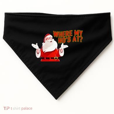 Where My Hoe's At USA-Made Doggie Bandana