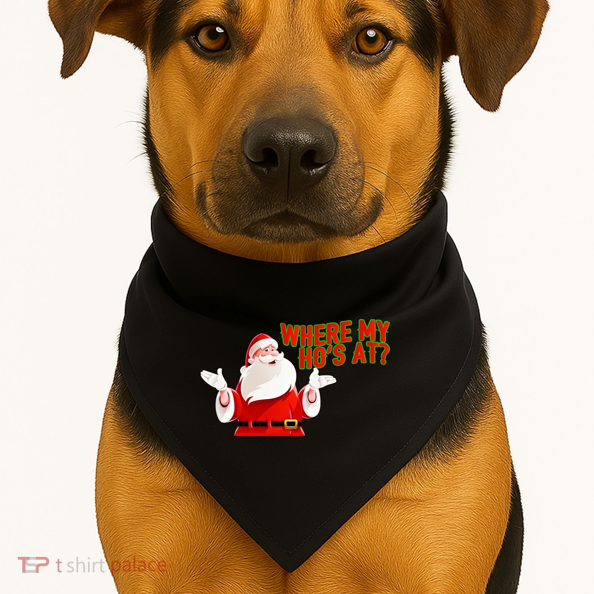 Where My Hoe's At USA-Made Doggie Bandana