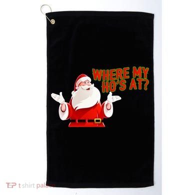 Where My Hoe's At Golf Towel