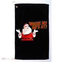 Where My Hoe's At Golf Towel thumb 0