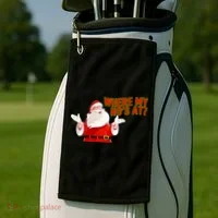 Where My Hoe's At Golf Towel thumb 2