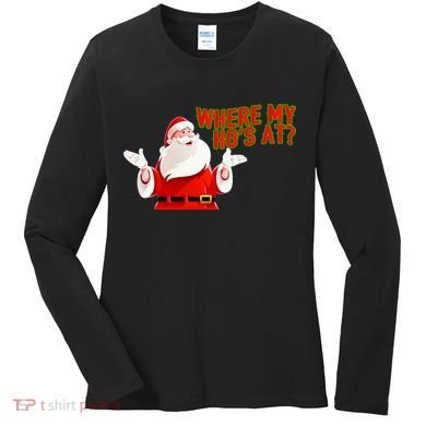 Where My Hoe's At Women's Long Sleeve Shirt