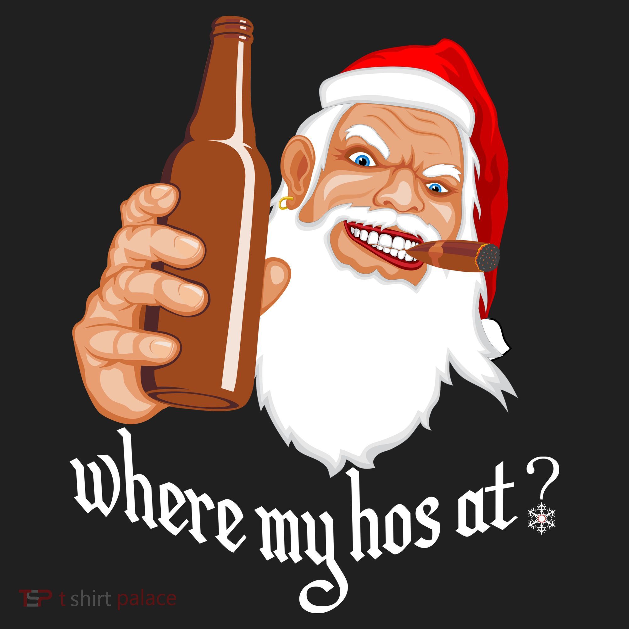 Where My Hos At? Christmas Women's Sweatshirt