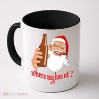 Where My Hos At? Christmas Coffee Mug thumb 0