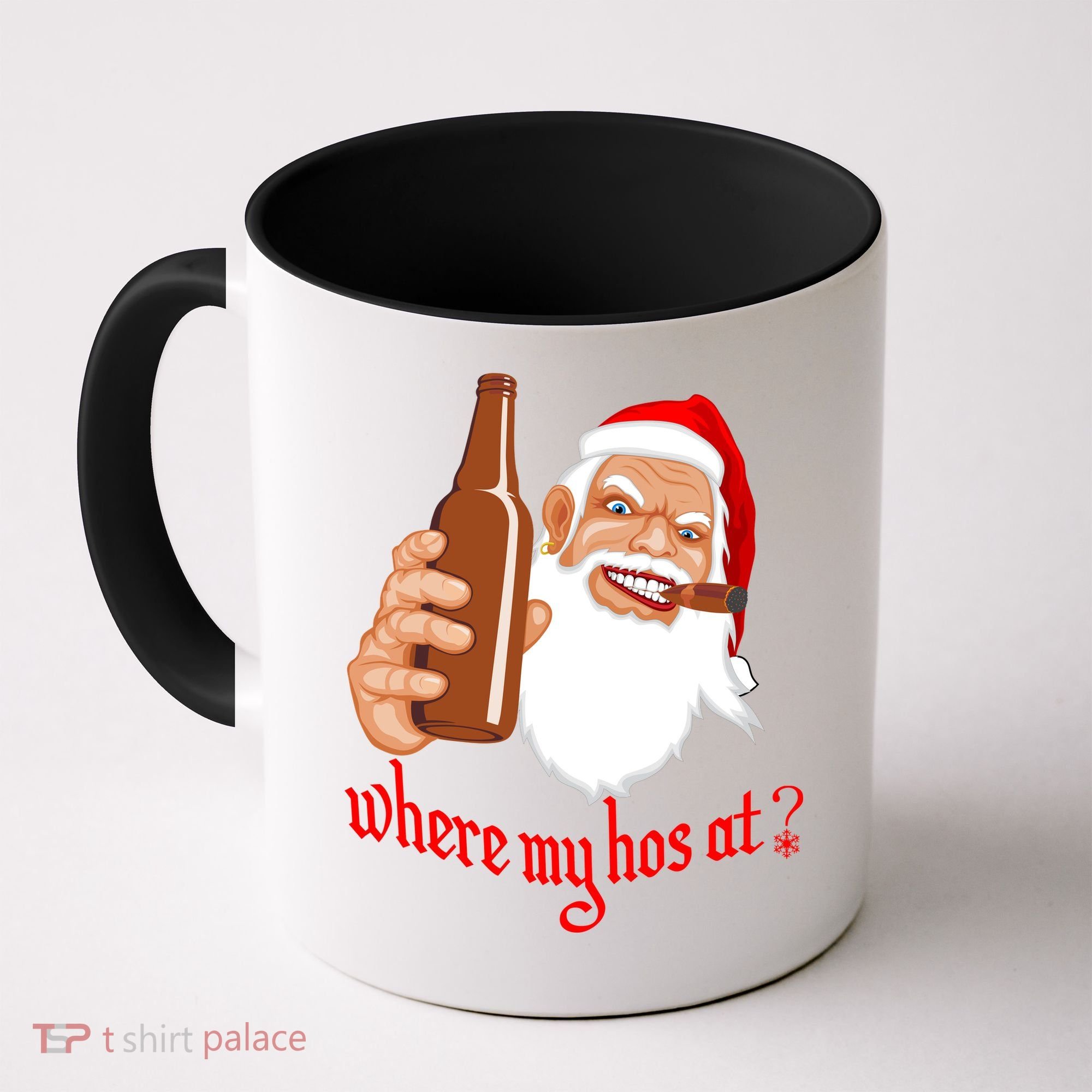 Where My Hos At? Christmas Coffee Mug