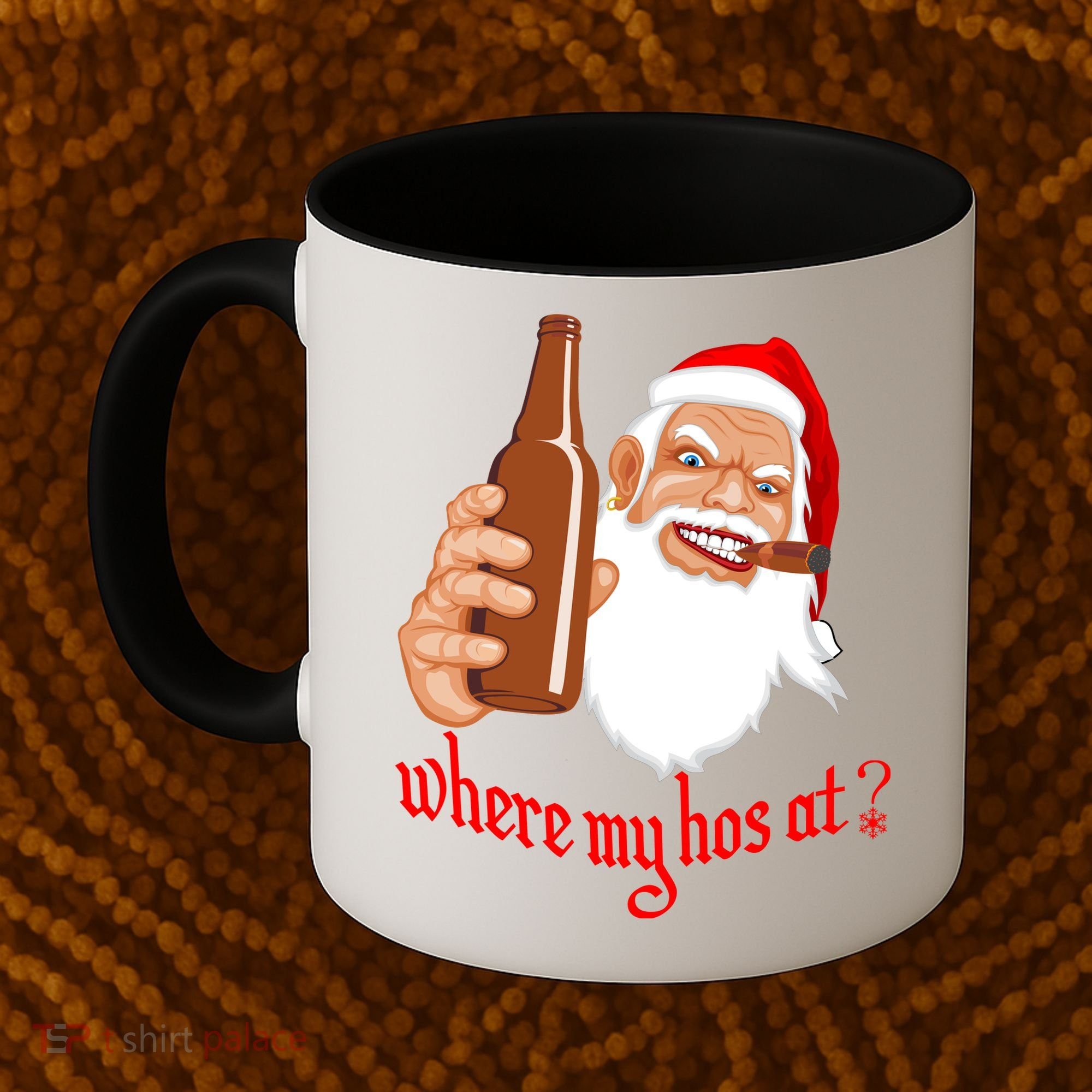Where My Hos At? Christmas Coffee Mug