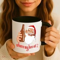 Where My Hos At? Christmas Coffee Mug thumb 3