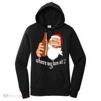 Where My Hos At? Christmas Women's Hoodie thumb 0