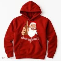 Where My Hos At? Christmas Hoodie thumb 0