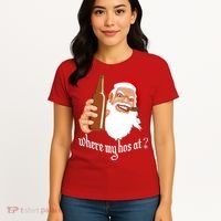 Where My Hos At? Christmas Women's T-Shirt thumb 4