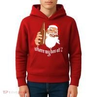 Where My Hos At? Christmas Kids Hoodie thumb 4