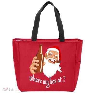 Where My Hos At? Christmas Tote Bag