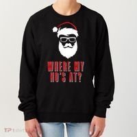 Where My Ho's At? Funny Xmas Women's Sweatshirt thumb 0