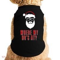 Where My Ho's At? Funny Xmas Doggie Tank thumb 0