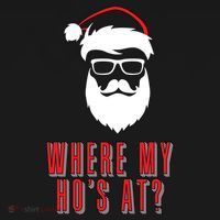 Where My Ho's At? Funny Xmas Hoodie thumb 7
