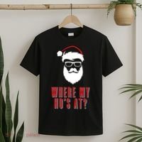 Where My Ho's At? Funny Xmas T-Shirt thumb 2
