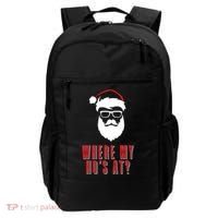 Where My Ho's At? Funny Xmas Backpack thumb 0