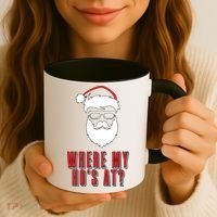 Where My Ho's At? Funny Xmas Coffee Mug thumb 3
