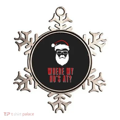 Where My Ho's At? Funny Xmas Ornament