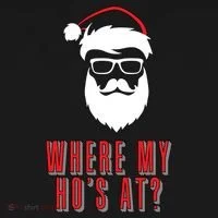 Where My Ho's At? Funny Xmas Baby Bodysuit thumb 2