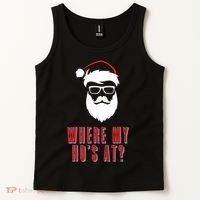 Where My Ho's At? Funny Xmas Tank Top thumb 2