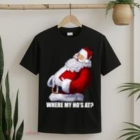 Where My Ho's At? Santa Quote T-Shirt thumb 2