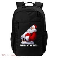 Where My Ho's At? Santa Quote Backpack thumb 0
