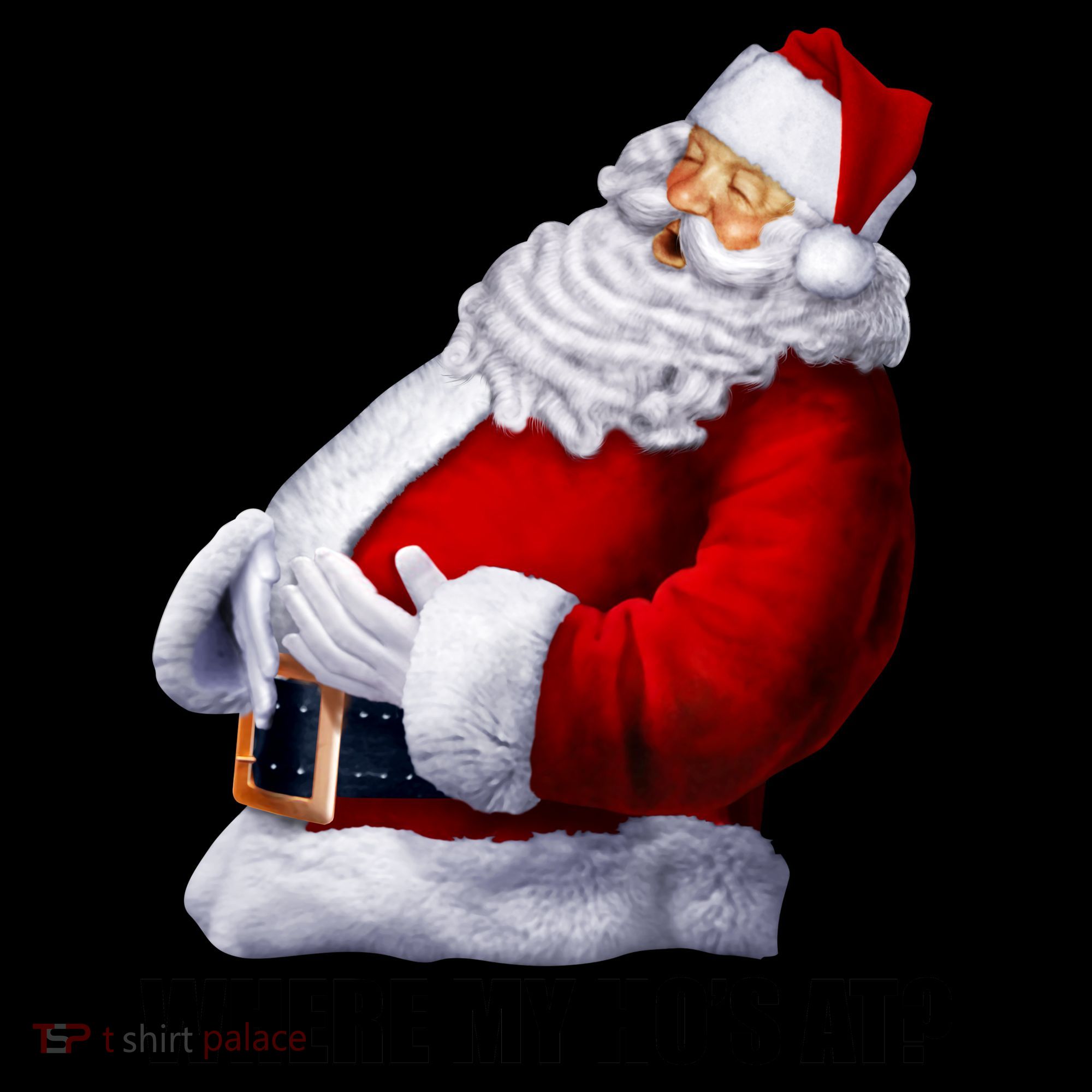 Where My Ho's At? Santa Quote Coffee Mug
