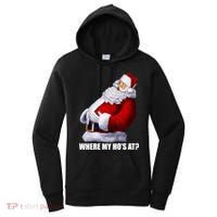 Where My Ho's At? Santa Quote Women's Hoodie thumb 0
